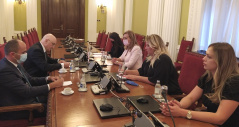 6. septembar 2021. Susret predsednice Poslaničke grupe prijateljstva sa Gruzijom sa ambasadorom Gruzije na nerezidencijlnoj osnovi 